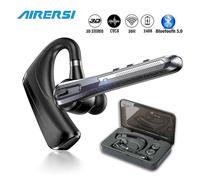Auriculares Bluetooth inalámbricos con cancelación de ruido, estéreo, manos libres, ajustables