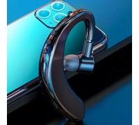 Auriculares Bluetooth inalámbricos V5.0, ultraligeros, manos libres, con micrófono, para negocios, oficina o conducción.