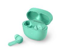 Philips 2000 series TAT2206GR/00 auricular y casco Auriculares True Wireless Stereo (TWS) Dentro de oído Llamadas/Música Bluetooth Turquesa