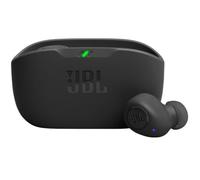 JBL Auriculares Bluetooth Vibe Buds con Estuche de Carga- Autonomía 8h- Negros