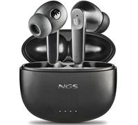 Auriculares Bluetooth NGS Ártica Hush con estuche de carga/ Autonomía 4h/ Negros