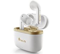 Auriculares Bluetooth NGS Ártica Trophy con estuche de carga/ Autonomía 5h/ Blancos