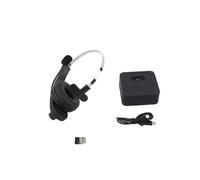 Auriculares Bluetooth para Camionero de 2,4G, Inalámbricos de un Oído con Micrófono con Cancelación de Ruido para Conductores de Camiones, Batería de Larga Duración y Ajuste Cómodo (con Base