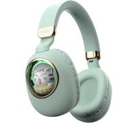 Auriculares Bluetooth para niños, inalámbricos, con cancelación de ruido y micrófono, para iPad, Kindle, tableta, viajes, color verde.