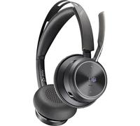 POLY - Auriculares Voyager Focus 2 USB-C-C con certificación Microsoft Teams + adaptador USB-C/A
