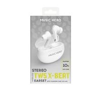 Auriculares Bluetooth SBS Tws X-Beat (In ear - Blanco)
