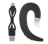 Auriculares Bluetooth Sin Tapón, Deportivos Inalámbricos Con Gancho de Oreja, Manos Libres, Conducción Ósea, Negro