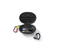 Auriculares Bluetooth "Spirit Athletics", TWS, con gancho para la oreja, Negro/Amarillo