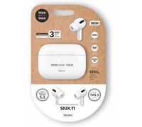 Auriculares bluetooth tech one tech siux.11 tec1411/ con estuche de carga/ autonomía 6h/ blancos
