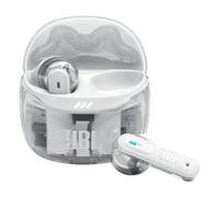 JBL Tune Flex 2, Auriculares inalámbricos Bluetooth y cancelación de Ruido. Autonomía de hasta 48 hrs, IP54 Resistentes al Agua y al Polvo, conexión multipunto, diseño ergonómico, Ghost Blanco