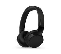 Philips TAH4209BK Auriculares on-Ear Ligeros Bluetooth, Aislamiento pasivo del Ruido, 55 Horas de reproducción, Sonido Natural, Llamadas nítidas, Graves dinámicos, 2 Horas de Carga USB-C, 2024, Negro