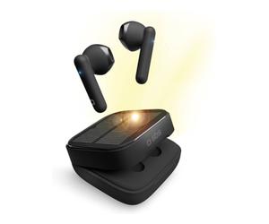 Auriculares Bluetooth True Wireless SBS Solar Twin Kobo (In Ear - Micrófono - Negro)