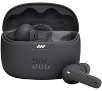 JBL Auriculares Tune Beam In-Ear, inalámbricos, resistentes al agua, cancelación de ruido y tecnología de 4 micrófonos, con batería de hasta 48 horas de duración, en negro