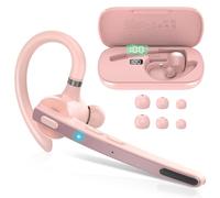 Auriculares Bluetooth V5.3, manos libres inalámbricas, teléfono con micrófono dual CVC 8.0/ENC, APTX, silencioso, conexión de dos dispositivos, auriculares para teléfono móvil, 90 horas de tiempo de