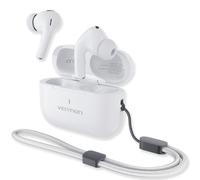 Auriculares bluetooth vention echo lite e11 plus con estuche de carga/ autonomía 30h/ blancos