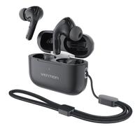 Auriculares Vention Echo Lite E11 Plus inalámbricos Bluetooth autonomía 30h negros