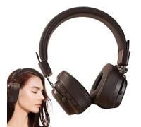 Auriculares Bluetoothh sobre la oreja, 8 horas de duración de la batería, cancelación activa de ruido, con graves profundos, auriculares inalámbricos para música, juegos, viajes y escucha diaria