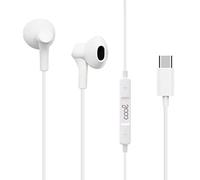 Auriculares Botón Cool Stereo Tipo-C con Micro (Digital) Blanco