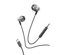 Auriculares Botón Cool Stereo Tipo-C con Micro (Metal) Silver