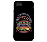 Auriculares Burguer Dj Food Divertido Música Carcasa para iPhone SE (2020) / 7 / 8