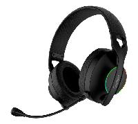Auriculares Coolbox WB01 inalámbricos Bluetooth 5.4 Gaming con micrófono y RGB negro