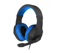 AURICULARES C/MICROFONO GENESIS ARGON 200 GAMING MINI JACK 3.5 AZUL
