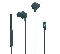Celly - UP1600TYPECBL auricular y casco Auriculares Alámbrico Dentro de oído Llamadas/Música USB Tipo C Azul