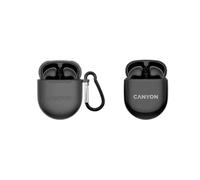 Auriculares Canyon TWS-6 inalámbricos Bluetooth 5.3 para llamadas, música y deporte negros