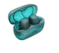 Celly Auriculares True Wireless In-Ear, Bluetooth 6.0, diseño Transparente Colorido, micrófonos Integrados, Control táctil, hasta 5 Horas de autonomía, Carga USB-C, Azul