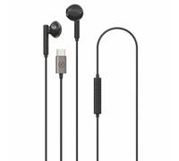 Auriculares Celly UP1100 con cable USB-C, intraurales, micrófono y control en línea, negros