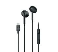 Auriculares Celly UP1300TYPECBK con cable USB-C para llamadas y música negros