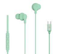 Celly - UP1600TYPECGN auricular y casco Auriculares Alámbrico Dentro de oído Llamadas/Música USB Tipo C Verde