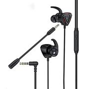 Auriculares Cerrados Cable Auriculares con de micrófono Interno estéreo de Calidad de 3,5 mm para teléfono, PC, computadora portátil, Auriculares Musica (Red, One Size)