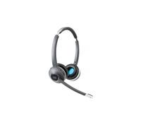 Auriculares Cisco 562 inalámbricos DECT para oficina o call center con micrófono Boom negros y grises