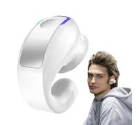 Auriculares Clipser - Auriculares Inalámbricos Con Clips, Auriculares De Conducción Ósea De Oreja Abierta | Auriculares Deportivos Inalámbricos Para Senderismo, Reunión, Correr, Excursionismo