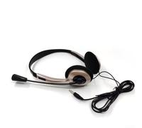 Auriculares coloridos sobre la oreja con micrófono, portátiles perfectos para música, auriculares pequeños de un solo puerto, venta caliente, varios colores, regalos, diseño asequible (dorado)