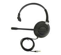 Auriculares cómodos para usar todo el día, auriculares telefónicos monoaurales ligeros con almohadillas suaves para los oídos, sonido claro,