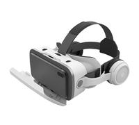 Auriculares con Auriculares - Realidad Virtual de 22,2 cm, Juegos de Realidad Virtual, Juegos en 3D | Smartphone, Experiencia de visualización panorámica 3D inmersiva y Ajustable, Lente