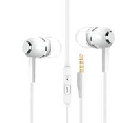 Auriculares con cable, auriculares con cable con micrófono, 3.5mm Jack de alta calidad de sonido para avión, producción musical, entrenamiento, grabaciones de estudio y escuela