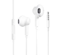 Auriculares con cable,Auriculares In Ear, Auriculares con Micrófono y Cable, Reducción Ruido Sonido Estéreo Control de Volumen,Micrófono Universal para Todos los Dispositivos de Auriculares de 3.5mm