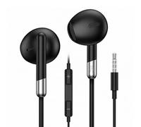Auriculares con cable, conector jack de 3,5 mm, auriculares con cable, auriculares con micrófono, auriculares con cable estéreo para Samsung Galaxy A13 A14 A15 A34 A54 A06 A07 S9 S10, iPhone 6 Plus 5