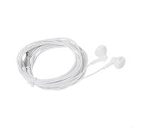 Auriculares con cable de 3 metros diseñados para una conectividad estable y preservación del rango dinámico en varios entornos (blanco)