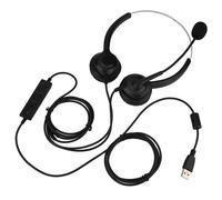 Auriculares con cable de calidad profesional con micrófono para teléfonos Cisco. Silenciador integrado, volumen ajustable, almohadillas suaves para