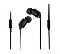 Auriculares con Cable Extra Largo, Bajos Profundos, In-Ear para Deporte y Movilidad, PC, Ajuste Seguro, Color (black)