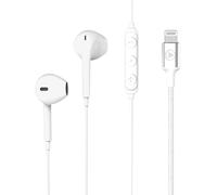 Auriculares con cable Force Play KP Botón Lightning Blanco