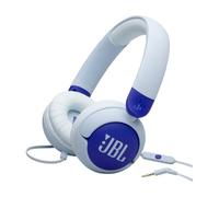 JBL Auriculares Junior 320, supraaurales para niños, micrófono, Safe Sound 85 dB, azul