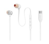 Auriculares Intrauditivos JBL Tune 310C/ con Micrófono/ Blancos