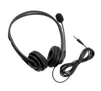 Auriculares con cable para colocar sobre la oreja con enchufe de 3,5 mm, ligeros y cómodos para llamadas de música, estudio, conferencias, centro de llamadas