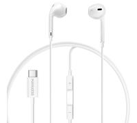 Auriculares con cable para Galaxy S25 Ultra USB-C con micrófono integrado