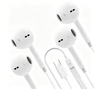 Auriculares con cable para iPhone con USB C - Auriculares USB C compatibles con iPhone 17/16/15 Pro Max, iPad y Samsung, HiFi estéreo, micrófono, control de volumen adecuado para todas las ocasiones